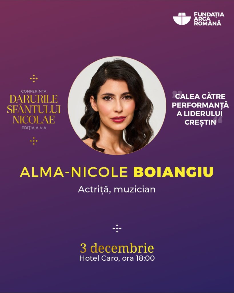 Fundatia Arca Eveniment - Alma Nicole Boiangiu