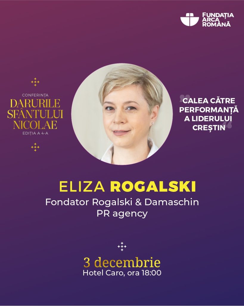 Fundatia Arca Eveniment - Eliza Rogalski